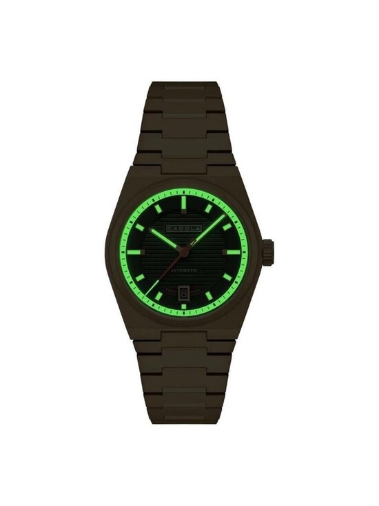 NWT Cadola Lydden Hill Automatic Black Dial Men\'s Watch